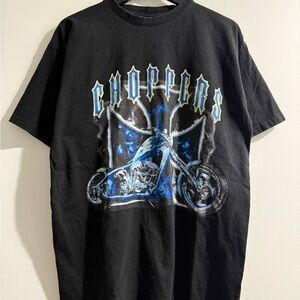 Choppers Black and Blue Graphic Tee